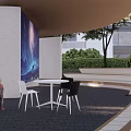 Modern Corridor Art Curve Multi-functional Three-dimensional Corridor 3d model