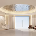 Hospital Outpatient Clinic Lobby With Reception And Seating