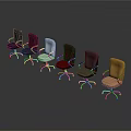 Modern Office Chairs With Ergonomic Design And Multiple Color Options For Workspace Use
