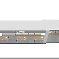 Huawei Digital Store Showroom With Smartphone Displays And Digital Product Accessories