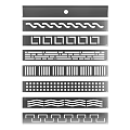 Functional Bathroom Accessories Featuring Various Patterned Strip Designs for Home Decor 3d model