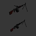 RPD Light Machine Gun 3d model