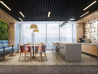 Modern pantry office pantry 3d model