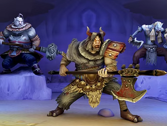 Modern Game Character Mage 3d model