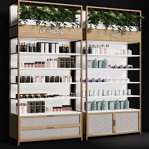 Cosmetic display cabinet shelf 3d model