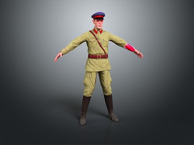 Modern Soldier World War II Soldier World War II Soldier 3d model