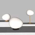 Light Luxury Table Lamp Metal Table Lamp 3d model