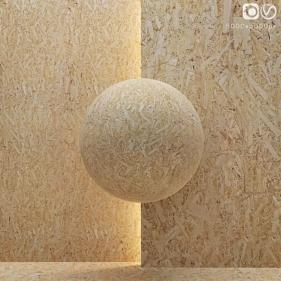 Round Natural Fiber Object Placed On Two Different Wooden Texture Backgrounds 3d model