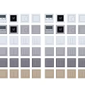 Hardware switch panel 3d model
