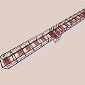 Cooling conveyor 3d model