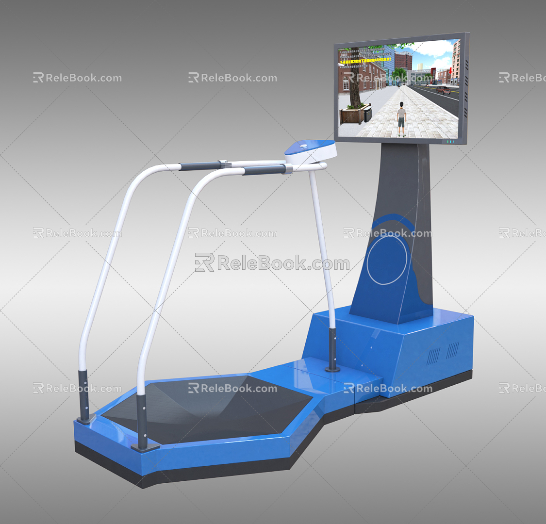 Modern Walking Simulation 3d model