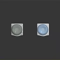Two Home Water Dispensers With Gray And Blue Water Bottles For Daily Use