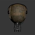 Military Camouflage Pattern Protective Helmet With Binoculars Attachment And Tactical Design