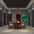 Modern Door Showroom Interior With Display Doors Reception Area And Natural Light