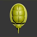 Low Poly Rhinoceros 3D Character Model With Geometric Shape And Gray Base Stand