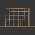 Three Different Shaped Metal Grid Frames With Structured Geometric Design Elements