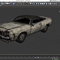 Scrap car broken car broken car abandoned car broken car broken car low face number low model simple model game sub-era film and television level super realistic high precision 3d model