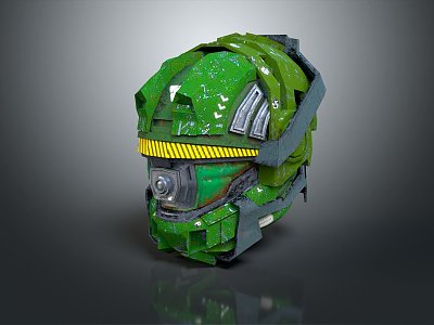 Modern Helmet Sci-Fi Helmet Alien Helmet High-Tech Helmet 3d model