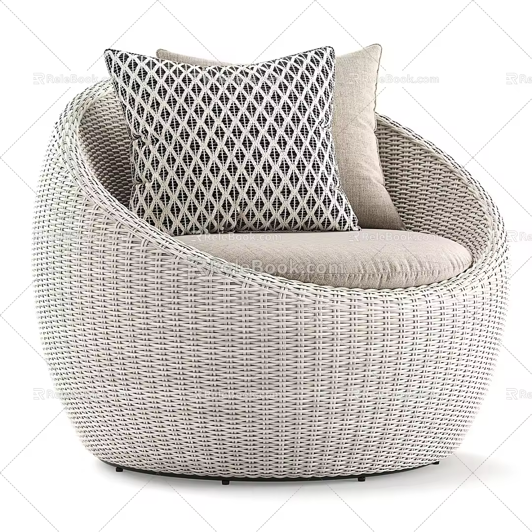 Sofa coffee table combination 3d model