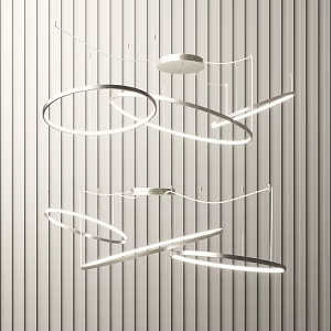 Modern chandelier 3d model