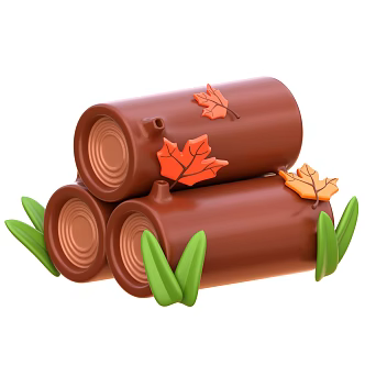 Modern Wood Cartoon Wood Cartoon Wood Animation Wood 3d model