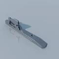 Sturdy Metal Swing Door Hardware Component 3D Model Design 3d model
