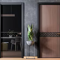 Stylish Hinged Doors with Modern Designs Various Colors and Interior Decor Elements