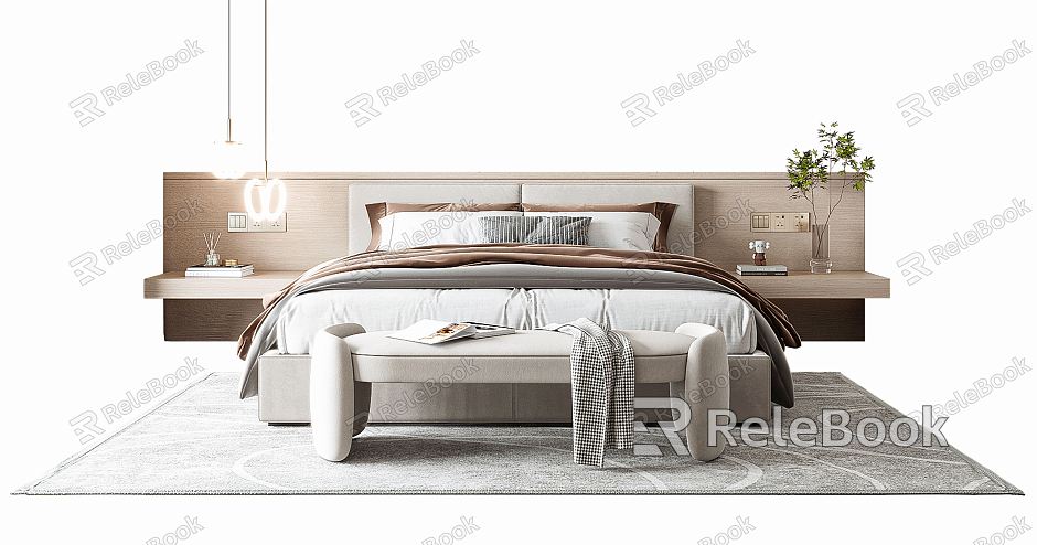 Modern Double Bed model