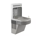 Wall Mounted Water Fountain With Bottle Filling Station And Modern Design