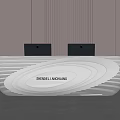 Modern Reception Desk Technology Service Desk Bar Company Front Desk 3d model