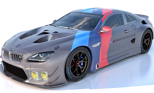 BMW Racing Car Transportation 3d model