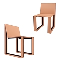 Modern single chair 3d model