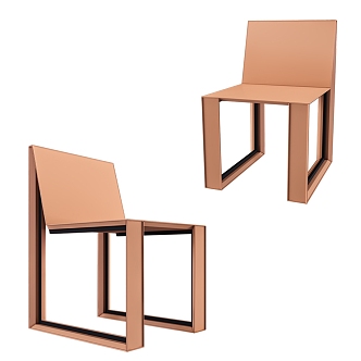 Modern single chair 3d model