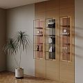 Decorative cabinet display cabinet 3d model