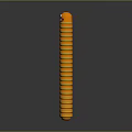 Fun Orange Stacked Decorative Furniture With Smiley Face Design