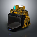 Sci-Fi Helmet Alien Helmet High Tech Helmet Game Helmet 3d model