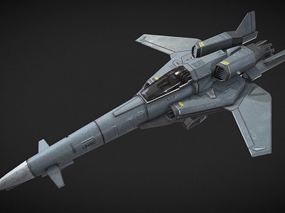 Sci-fi Fighter model