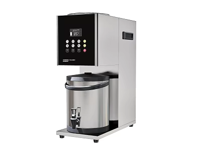 Commercial Coffee Maker With Stainless Steel Body And Digital Control Panel 3d model