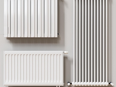 Modern heating pipe radiator model