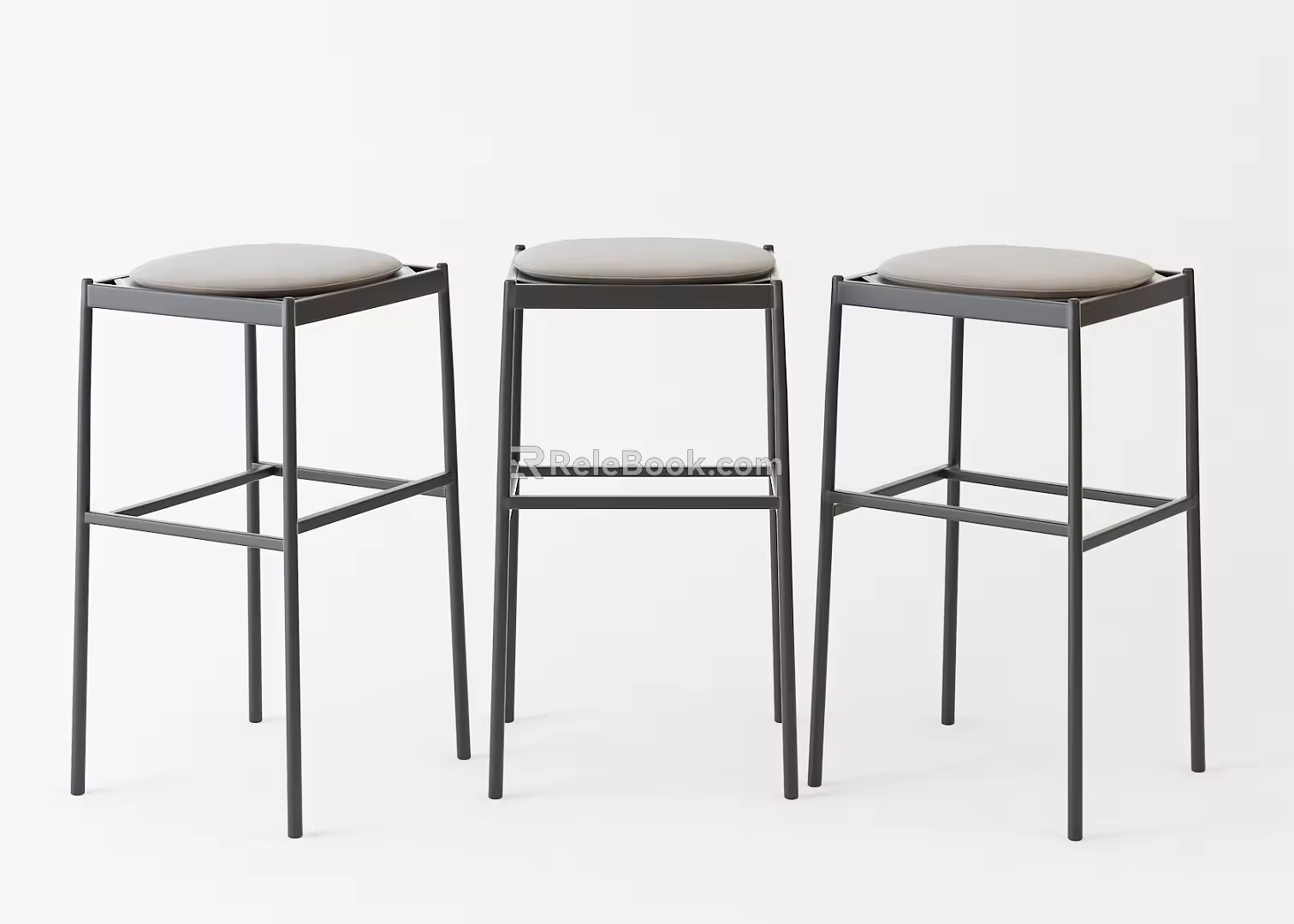 Modern Bar Stool 3d model