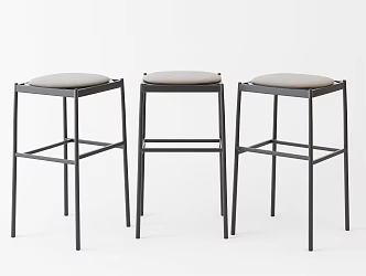 Modern Bar Stool 3d model