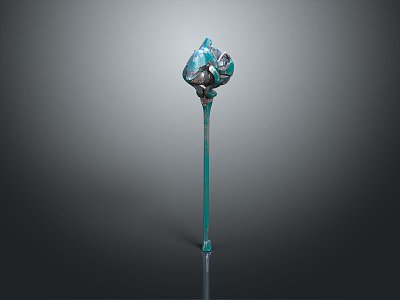 Scepter Ancient Scepter Cane Ancient Scepter Magic Scepter Metal Scepter Classical Scepter Magic Scepter 3d model