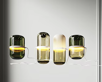 Modern table lamp 3d model