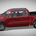 Red RAM Pickup Truck Exterior Design And Details