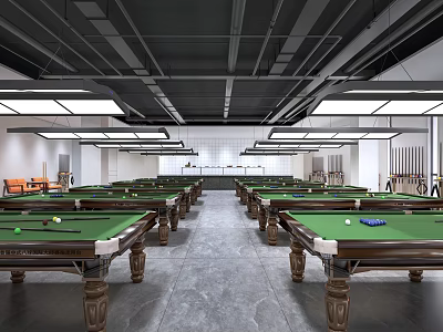 Billiard hall Billiard room Billiard table Billiard cue Billiard room Billiard table 3d model