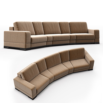 Modern Multiplayer Sofa 3d model