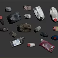 Assorted Cleaning Product Bottles and Cans With Various Colors Shapes and Sizes