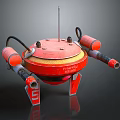 Modern Drones Sci-Fi Drones 3d model