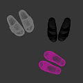 Comfortable Shoes Collection Featuring Leather Sandals Cross Strap Slippers and Black Flats