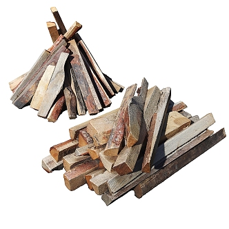 wood pile wood pile 3d model